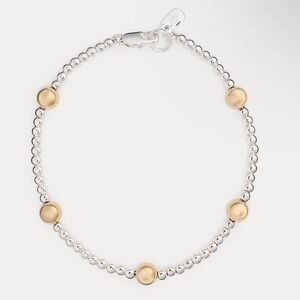 Lauren Ralph Lauren Two-Tone Beaded Station Bracelet